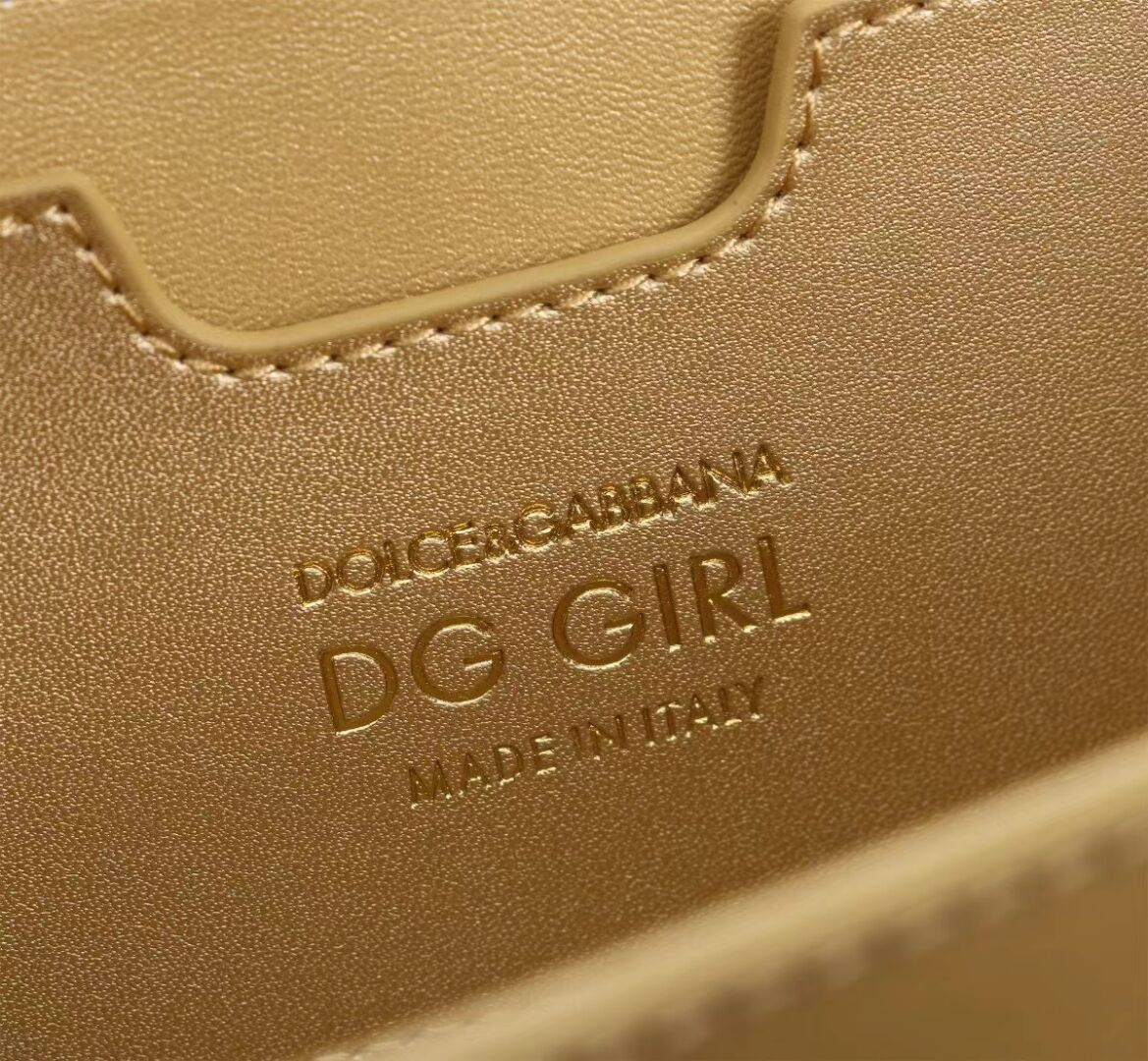 Dolce & Gabbana leather Shoulder Bag G6504 gold Dolce & Gabbana leather Shoulder Bag G6504 gold