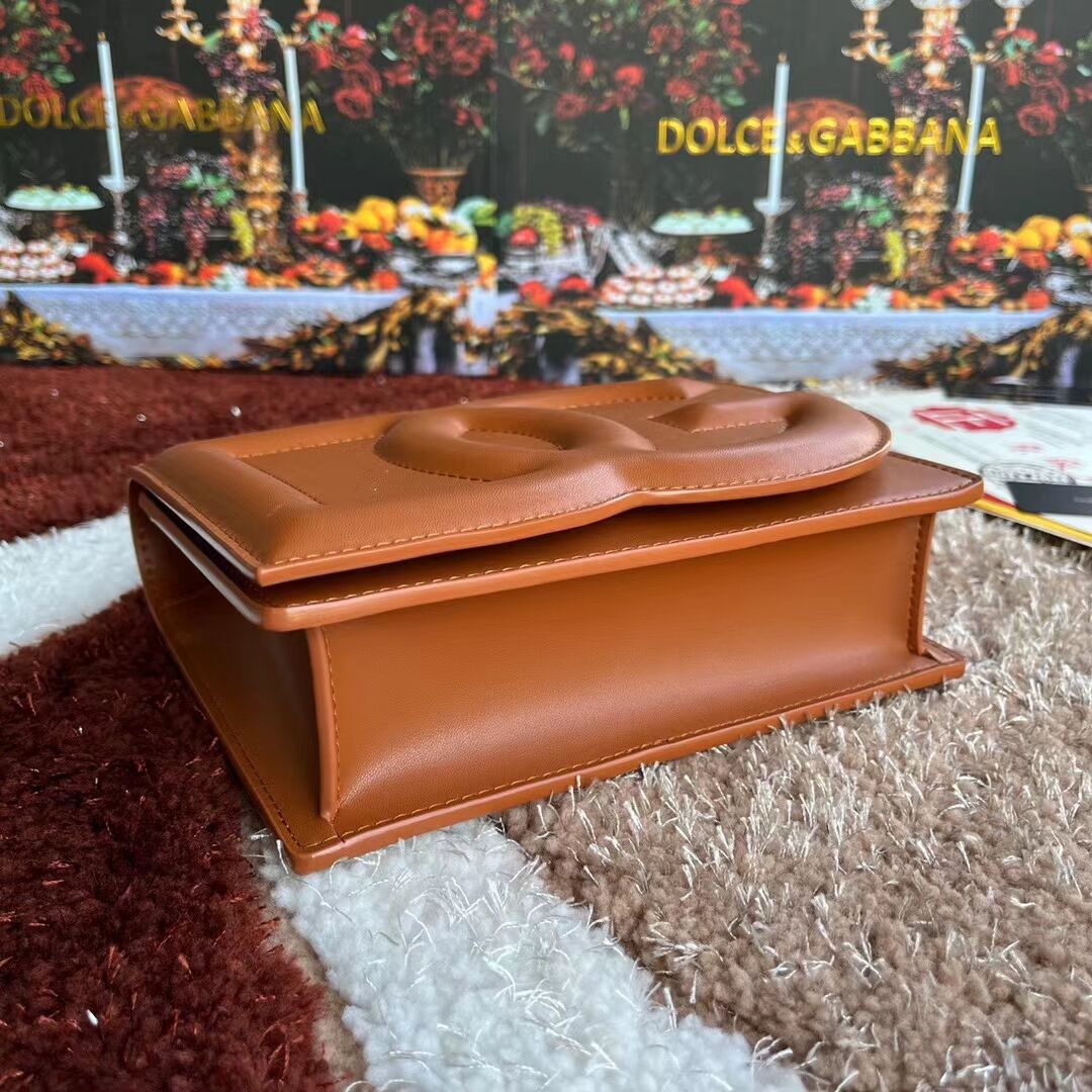 Dolce & Gabbana leather Shoulder Bag G6551 brown Dolce & Gabbana leather Shoulder Bag G6551 brown