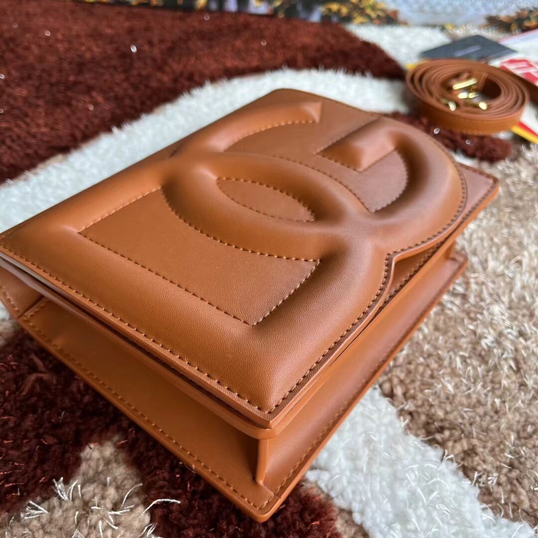 Dolce & Gabbana leather Shoulder Bag G6551 brown Dolce & Gabbana leather Shoulder Bag G6551 brown