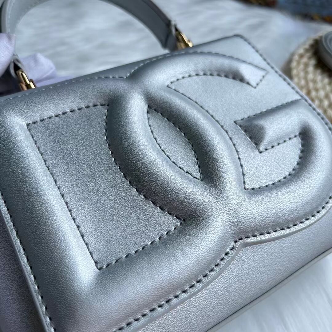 Dolce & Gabbana leather bag G6002 silver Dolce & Gabbana leather bag G6002 silver