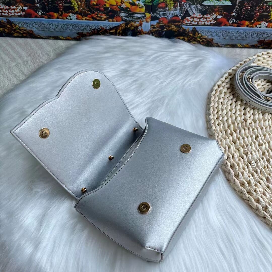 Dolce & Gabbana leather bag G6002 silver Dolce & Gabbana leather bag G6002 silver