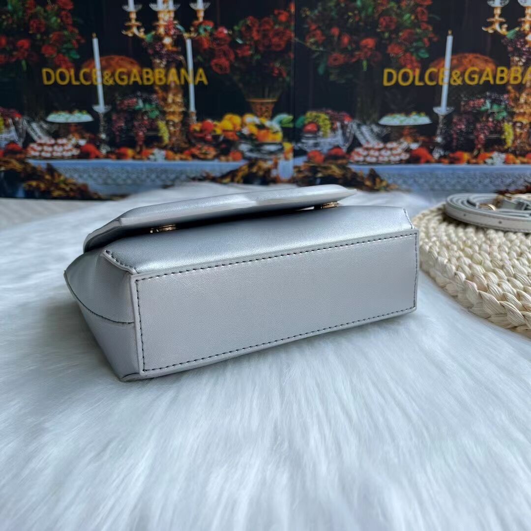 Dolce & Gabbana leather bag G6002 silver Dolce & Gabbana leather bag G6002 silver
