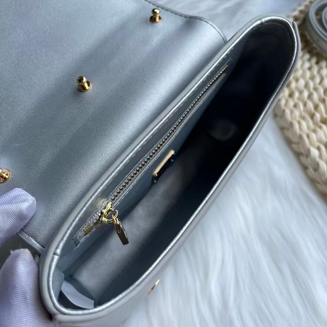 Dolce & Gabbana leather bag G6002 silver Dolce & Gabbana leather bag G6002 silver