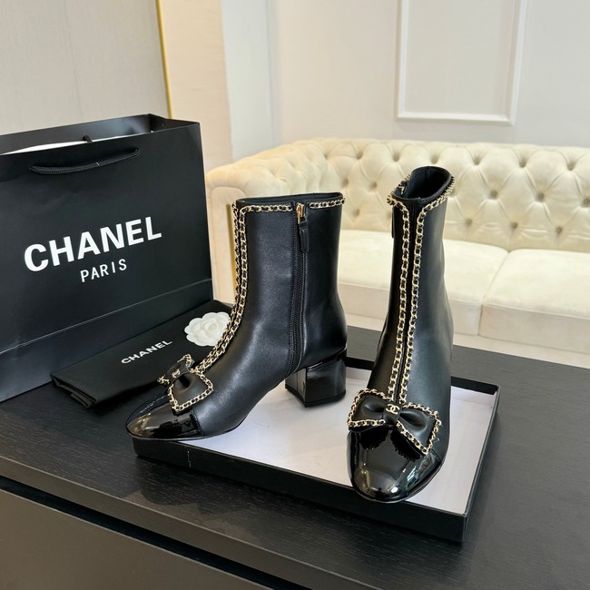 Chanel SHORT BOOTS Lambskin heel 5.5CM 55206-5