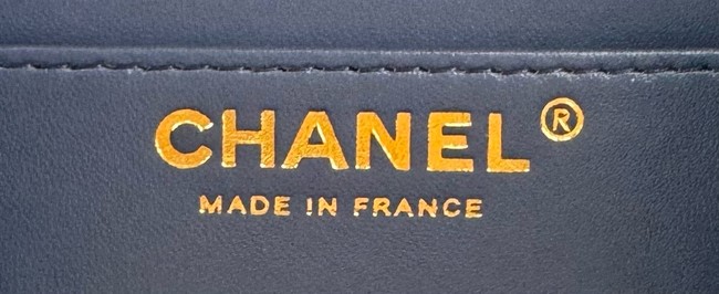 Chanel CLASSIC 11.12 SMALL HANDBAG Denim 1116 DARK BLUE