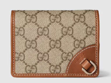 Gucci GG EMBLEM MINI WALLET 820692 brown