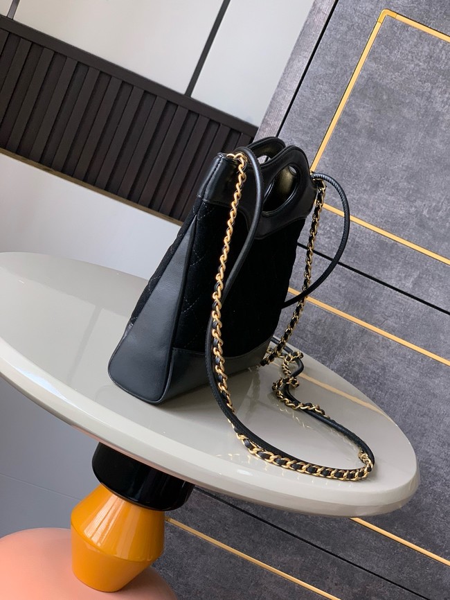 Chanel SUEDE 31 bag AP4133 black
