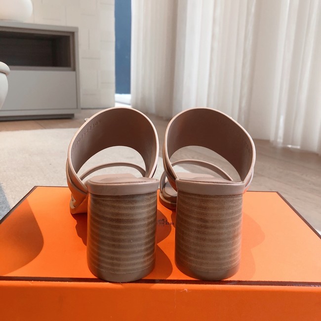 Hermes WOMENS SANDAL Heel 6.5CM 55861-1