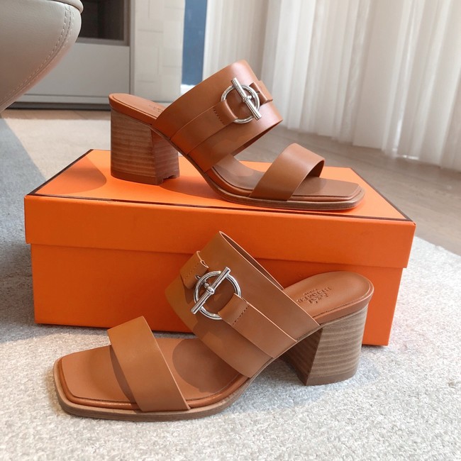 Hermes WOMENS SANDAL Heel 6.5CM 55861-2