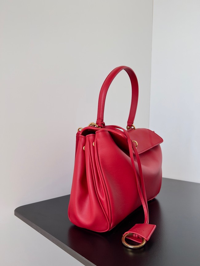 Balenciaga Rodeo Mini Handbag smooth calfskin 795456 red