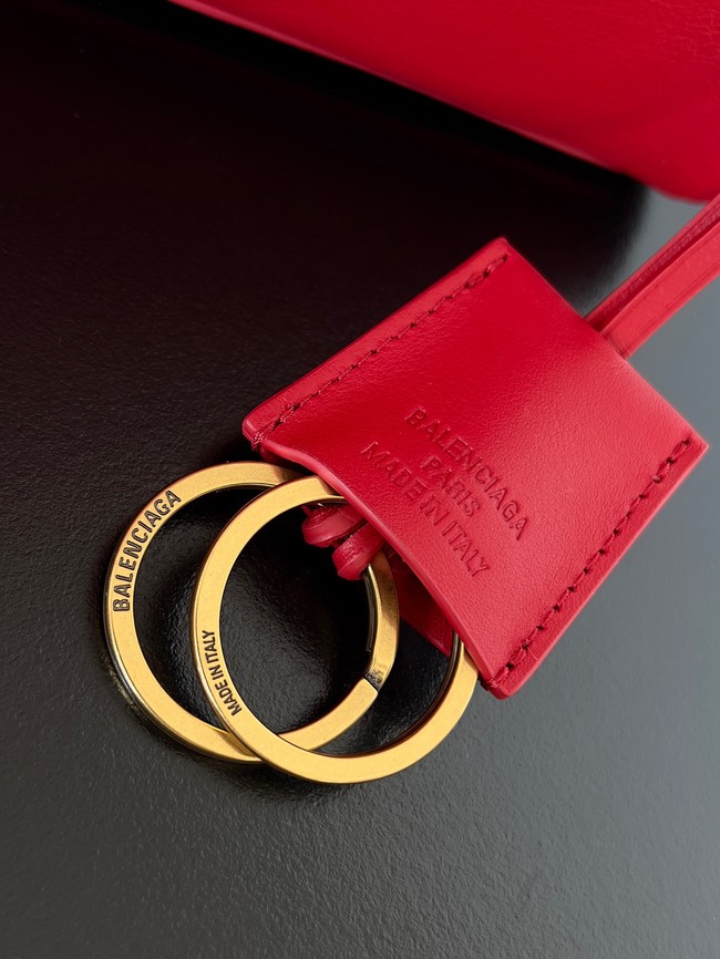 Balenciaga Rodeo Handbag Large smooth calfskin 795458 red