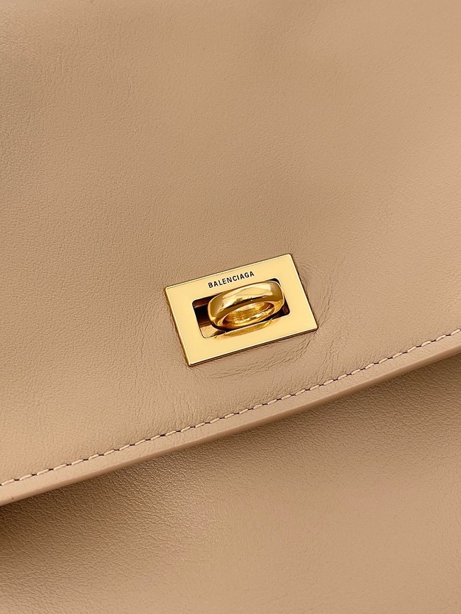 Balenciaga Rodeo Handbag Large smooth calfskin 795459 Apricot