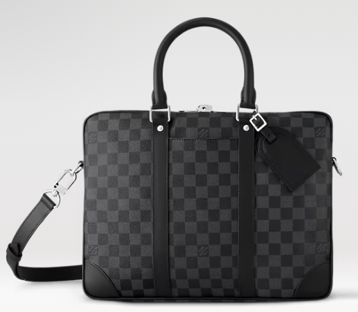 Louis Vuitton Porte-Documents Voyage PM N40445 black