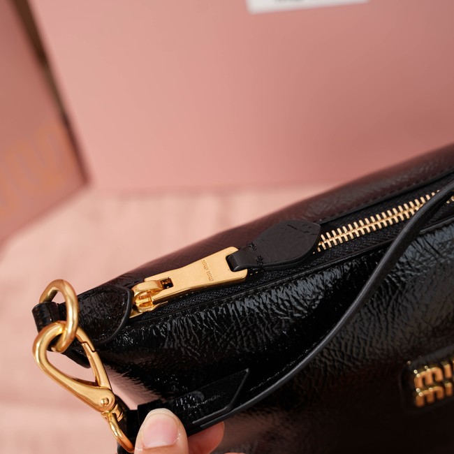 MIU MIU Leather Shoulder Bags 5NE841 black
