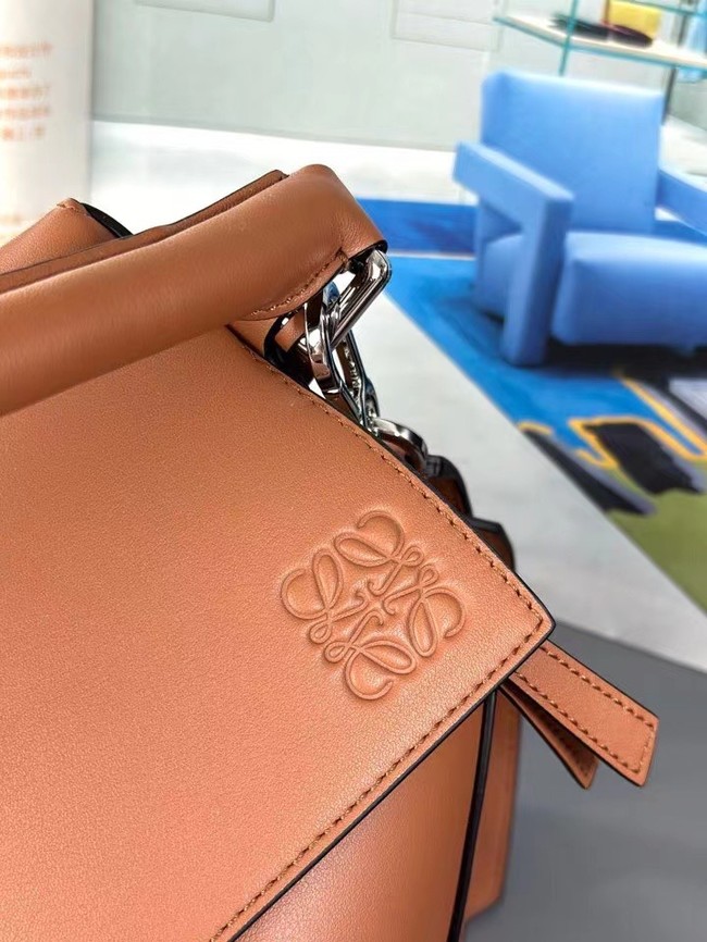 Loewe Large grainy cowhide leather Puzzle bag 231095 Tan