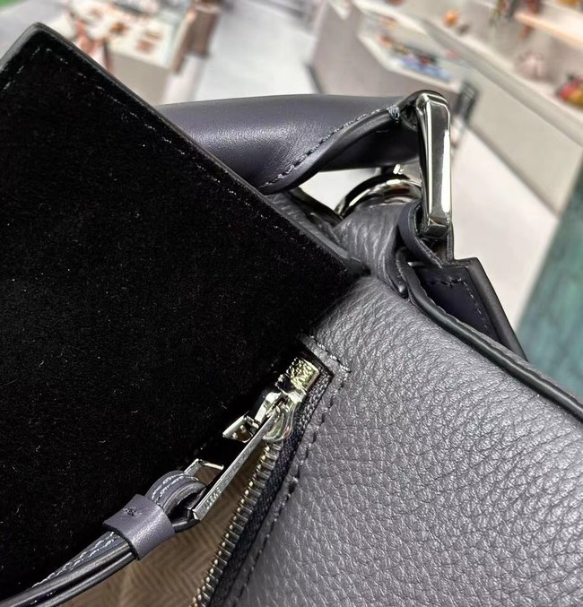 Loewe Large grainy cowhide leather Puzzle bag 231095 dark gray