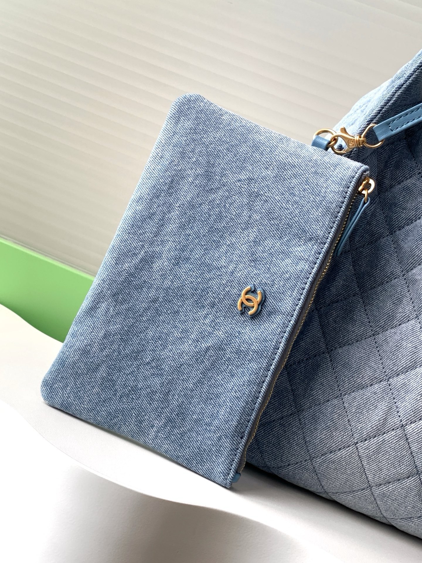 Chanel Denim HOBO BAG AS5231 blue