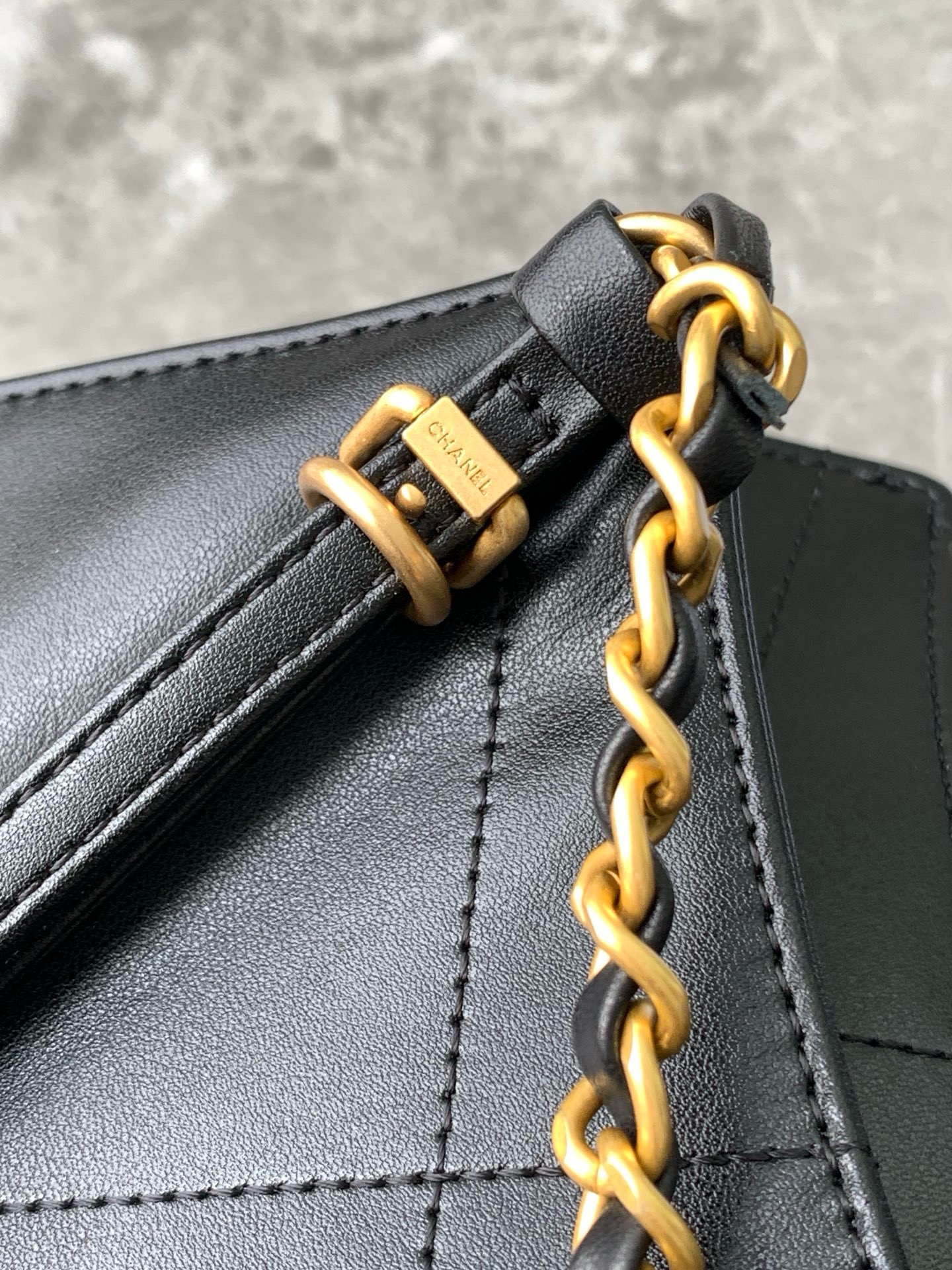 Chanel HOBO HANDBAG AS5463 black