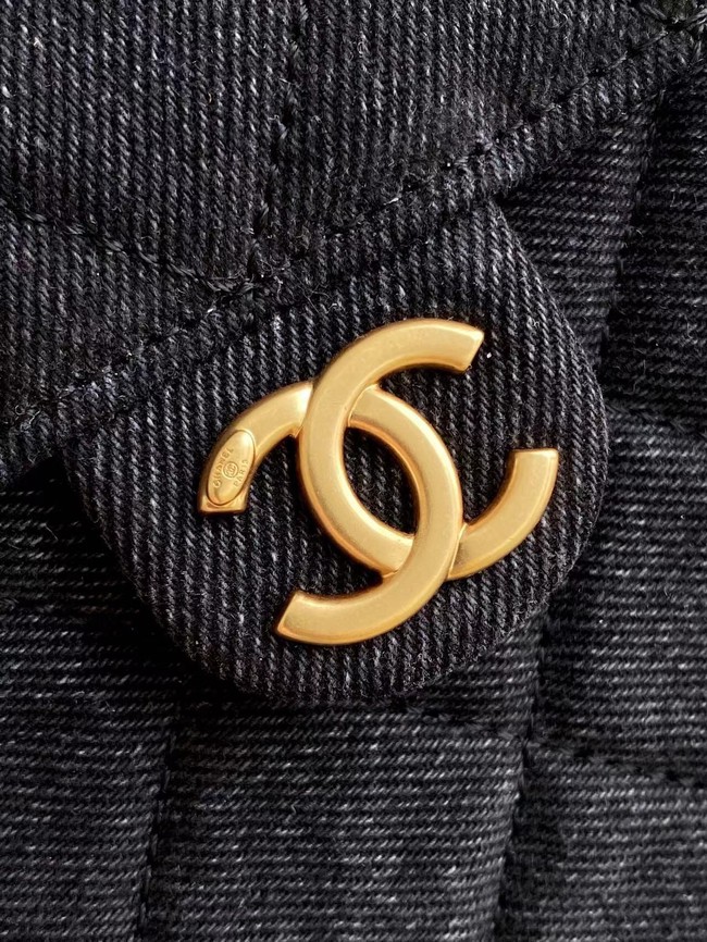 Chanel Denim HOBO BAG AS5311 black