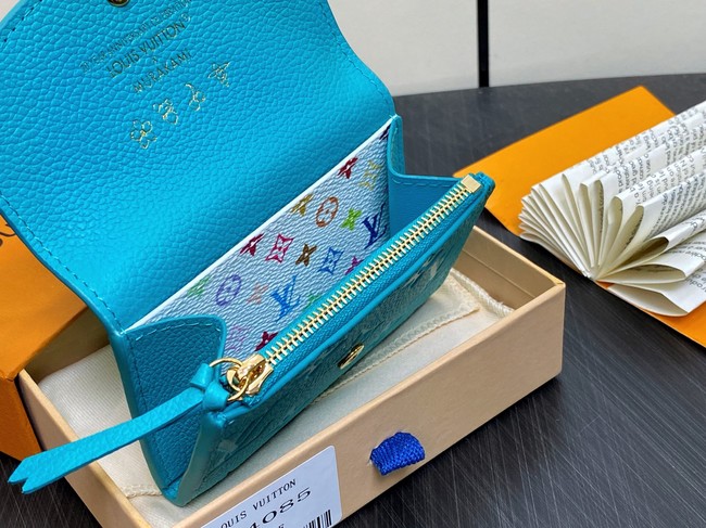 Louis Vuitton Rosalie Coin Purse M14805 blue