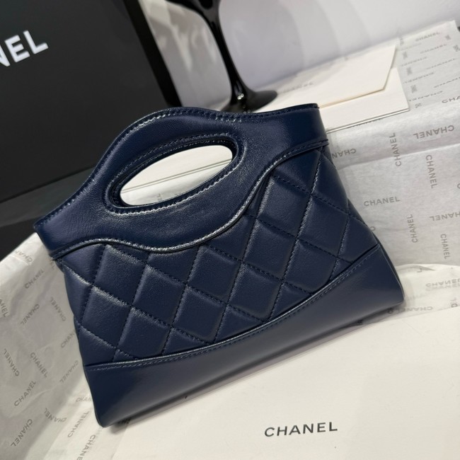 Chanel mini 31 bag AP3656 Deep Blue