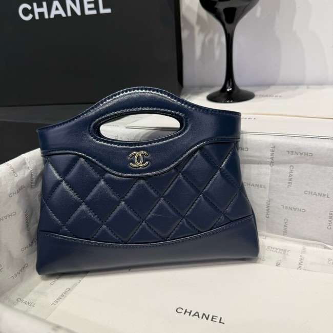 Chanel mini 31 bag AP3656 Deep Blue
