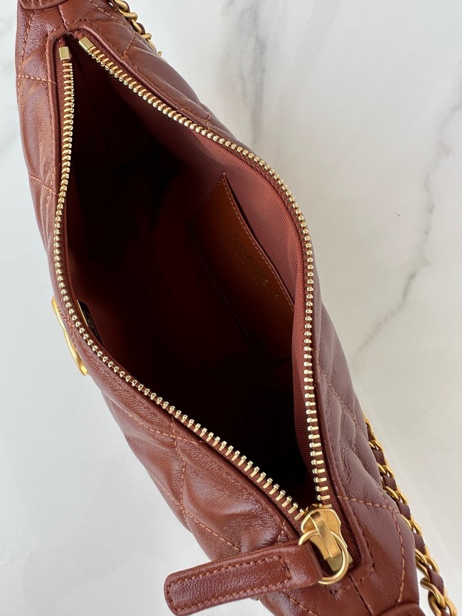 Chanel small HOBO BAG AS5528 red