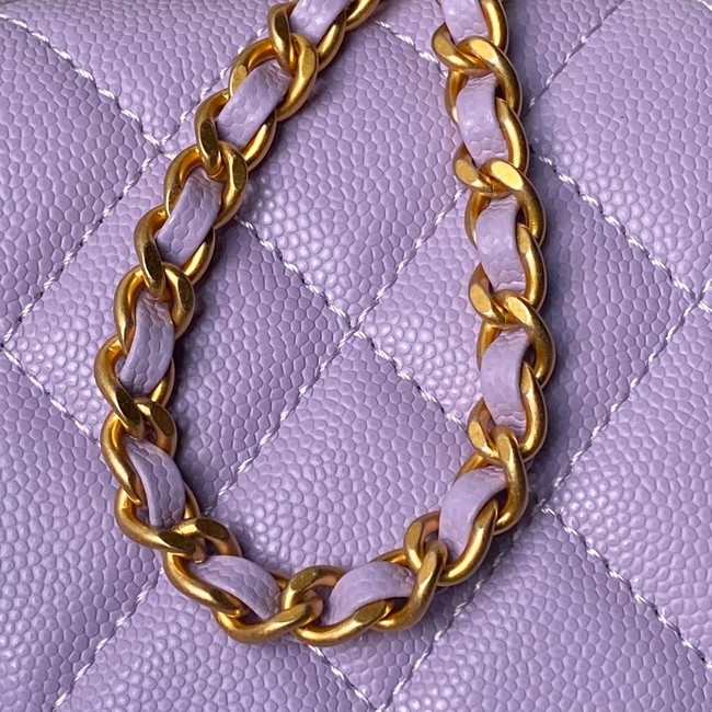 Chanel CLUTCH WITH CHAIN AP4062 Purple