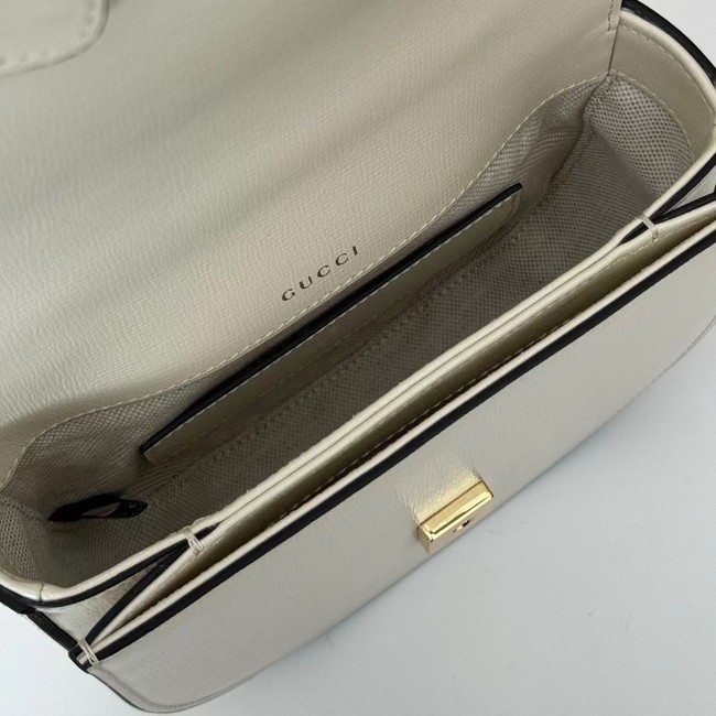 GUCCI HORSEBIT 1955 MINI TOP HANDLE BAG 781387 white