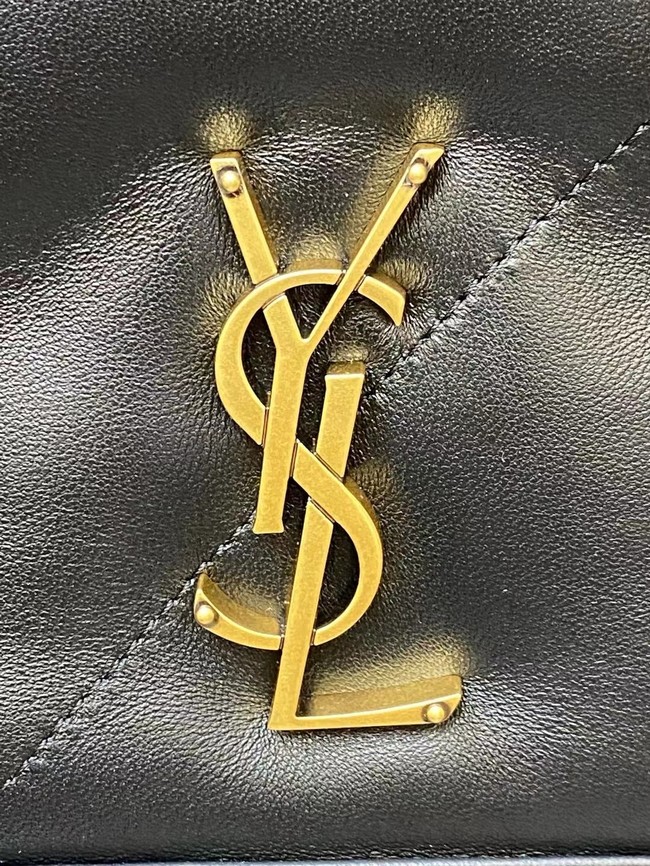 SAINT LAURENT JAMIE SHOPPING SMALL IN LAMBSKIN 833948 BLACK