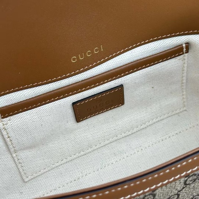 GUCCI HORSEBIT 1955 SOFT SMALL TOP HANDLE BAG 815206 brown