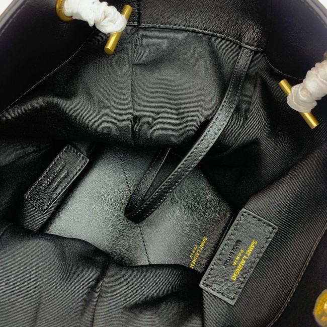 SAINT LAURENT JAMIE SHOPPING IN LAMBSKIN 809824 black