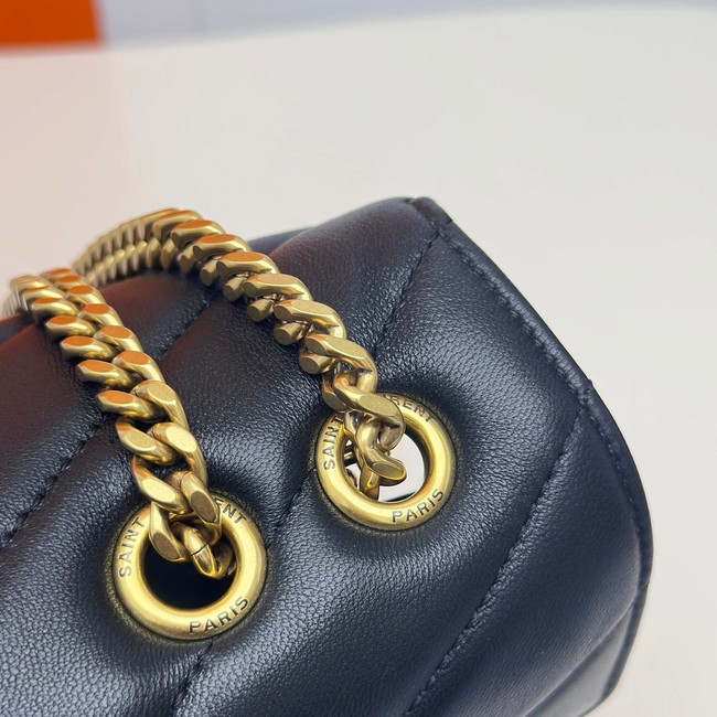 SAINT LAURENT LOULOU MEDIUM IN MATELASSE LAMBSKIN 801439 black