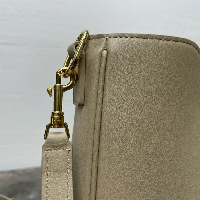 Celine SMALL CAMILLE 16 SOFT BAG IN SMOOTH CALFSKIN 120693 SMOKED BROWN