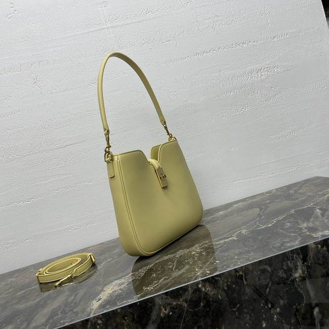 Celine SMALL CAMILLE 16 SOFT BAG IN SMOOTH CALFSKIN 120693 SPRING YELLOW