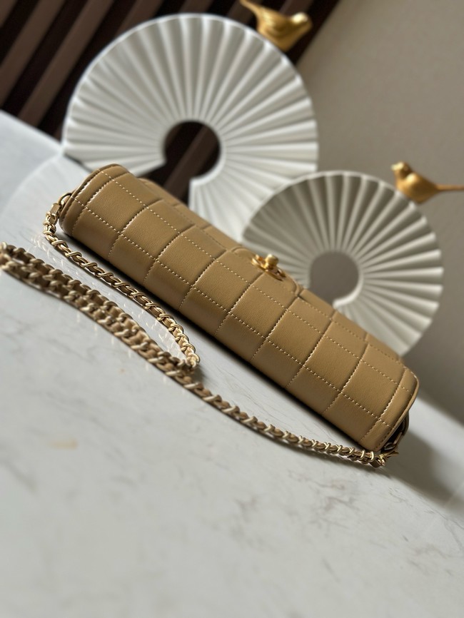 Chanel FLAP BAG AS3314 brown