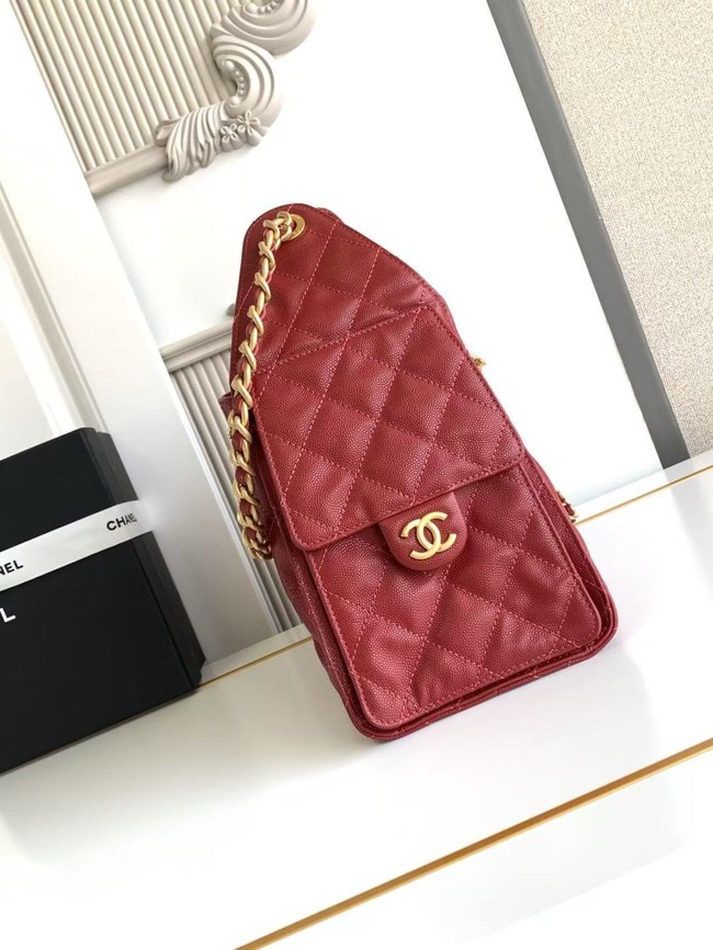 CHANEL 25 SMALL HANDBAG AS5293 red
