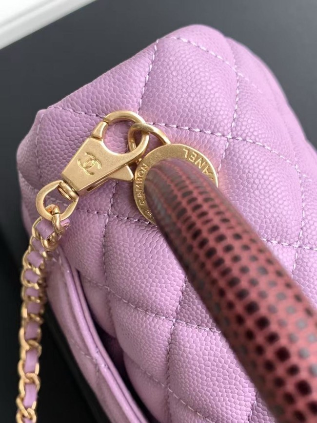 Chanel MINI FLAP BAG WITH TOP HANDLE AS2215-13