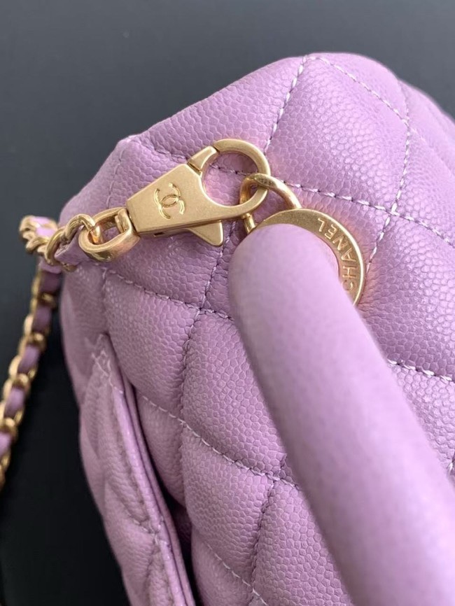 Chanel MINI FLAP BAG WITH TOP HANDLE AS2215-14