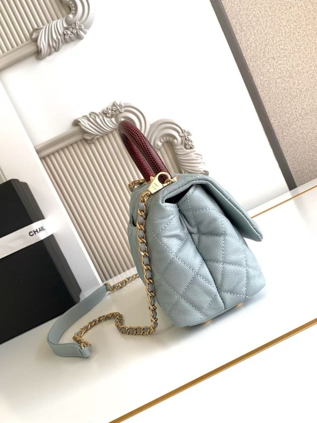 Chanel MINI FLAP BAG WITH TOP HANDLE AS2215-5