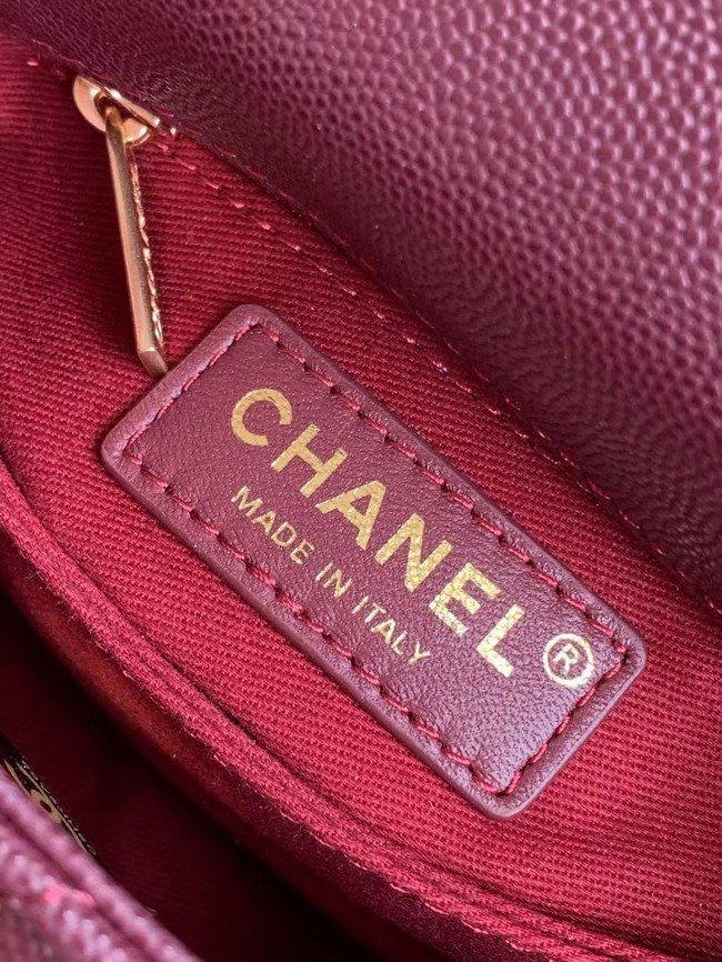 Chanel MINI FLAP BAG WITH TOP HANDLE AS2215-8
