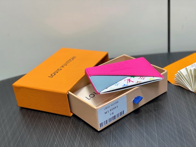 Louis Vuitton LV x TM Criss-Cross Card Holder M14090 pink
