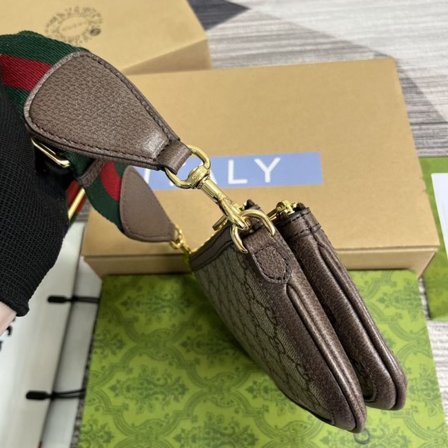 GUCCI OPHIDIA MINI BAG 724599 brown