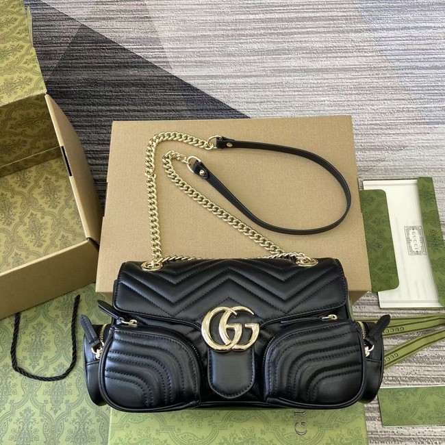 GUCCI GG MARMONT SMALL SHOULDER BAG 795228 black