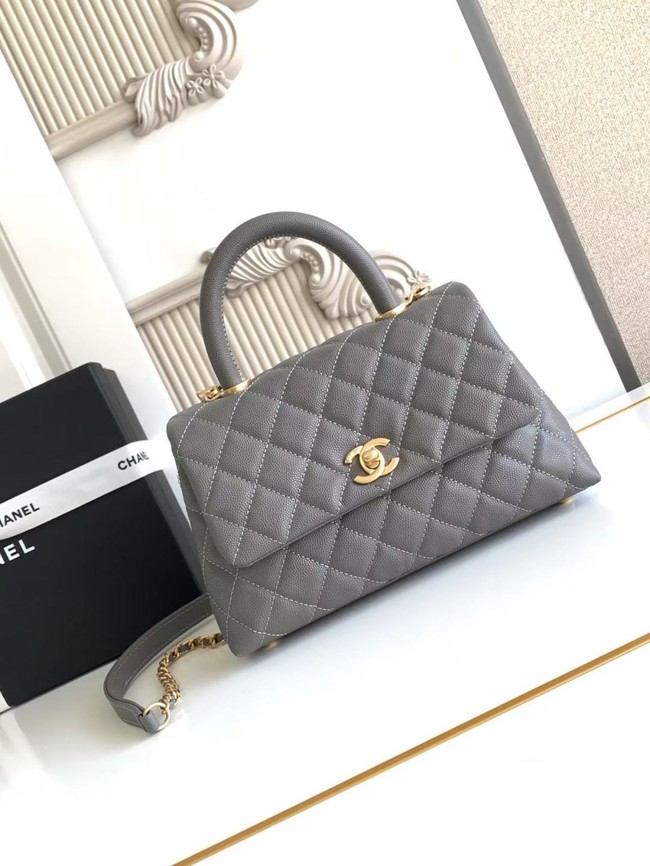 Chanel FLAP BAG WITH TOP HANDLE 92990-16