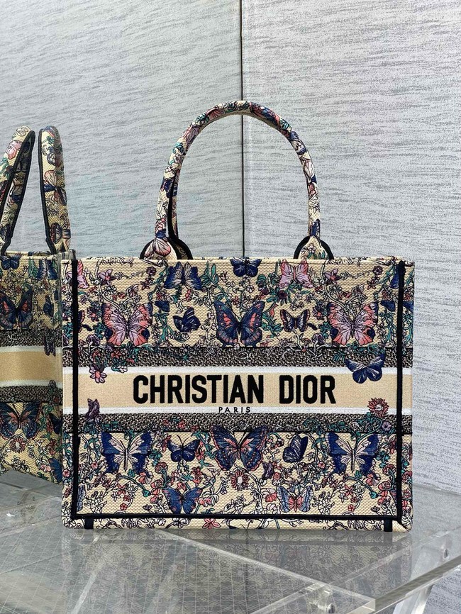 Medium Dior Book Tote Embroidery Embroidery M1296ZTDT-1