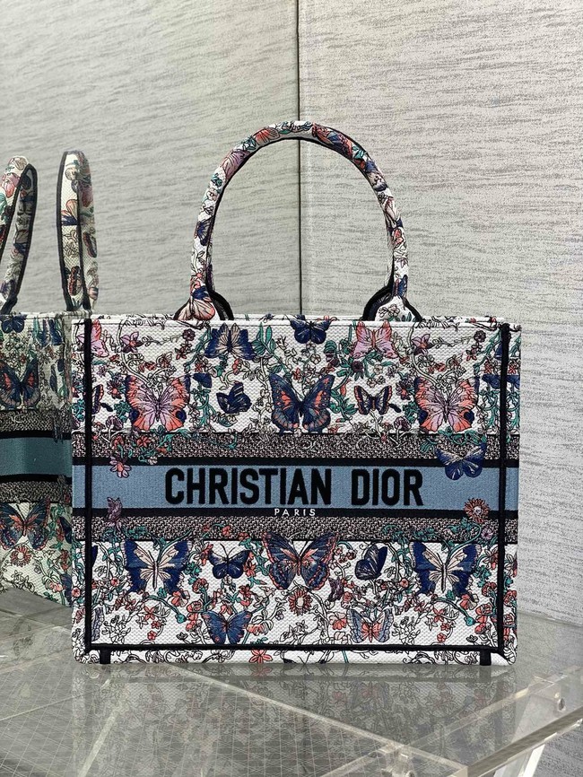Medium Dior Book Tote Embroidery Embroidery M1296ZTDT-2