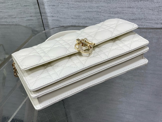 My Dior Mini Bag Cannage Lambskin S0980ONMJ white