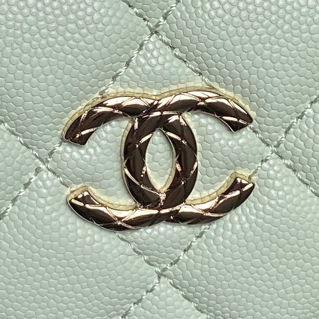 Chanel CLUTCH WITH CHAIN AP4591 light green