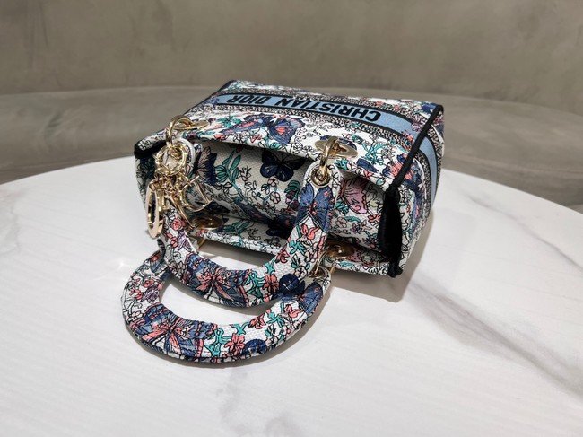 Dior Medium Lady D-Lite Bag Embroidery M0565OECZ